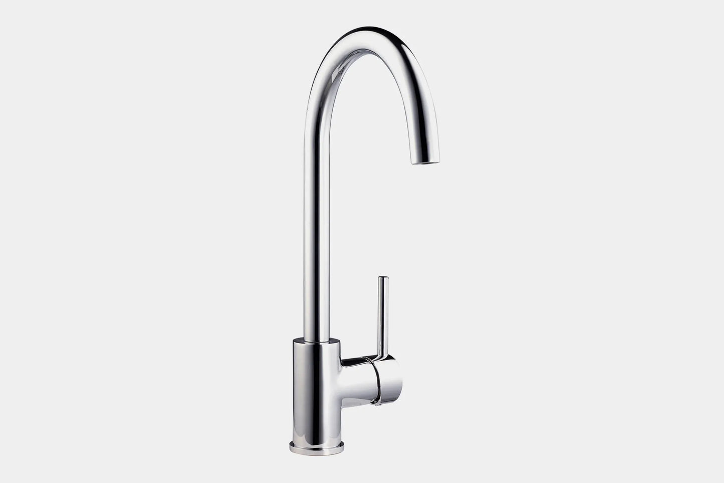 Carysil HS195 Single Lever Tap Swan-Neck Kitchen Tap Chrome