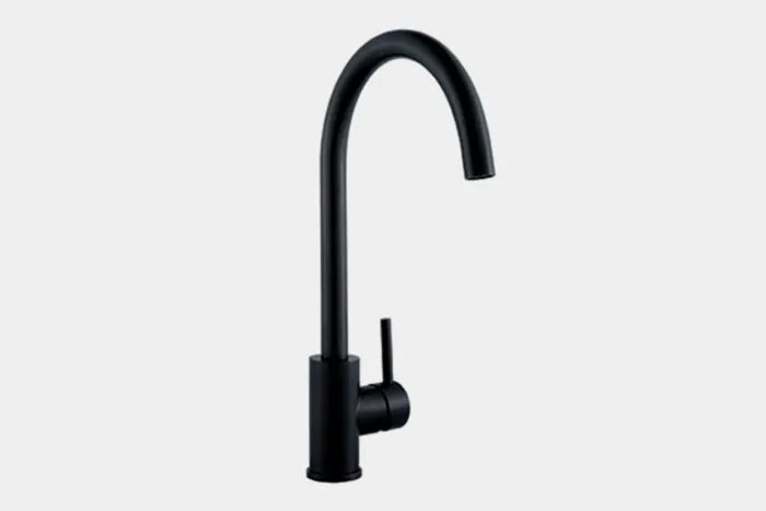 Carysil HS195 PVD Tap Single Lever Swan-Neck Design Matt Black