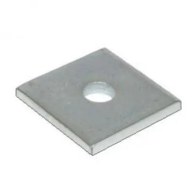 CSS Galvanised M8 Standard Square Plate Bracket 40mm x 40mm