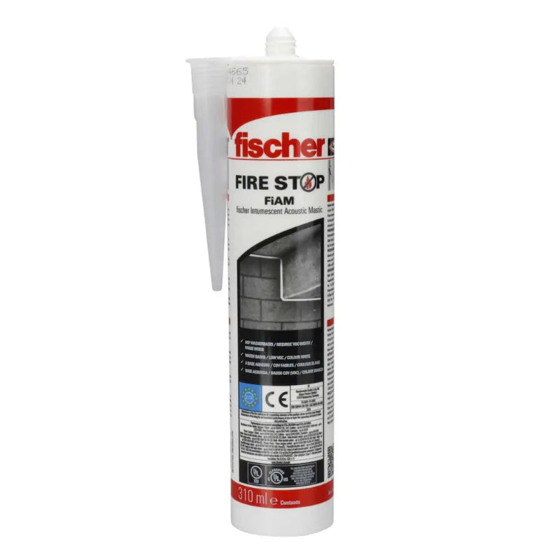 Fischer Fire Stop FiAM Intumescent Acoustic Mastic White 310ml