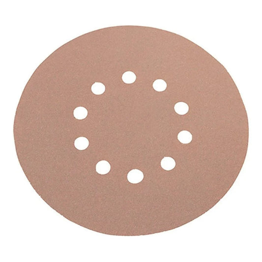 Flex Hook & Loop Backing Round Sanding Paper 120 Grit 225mm (Pack of 25)