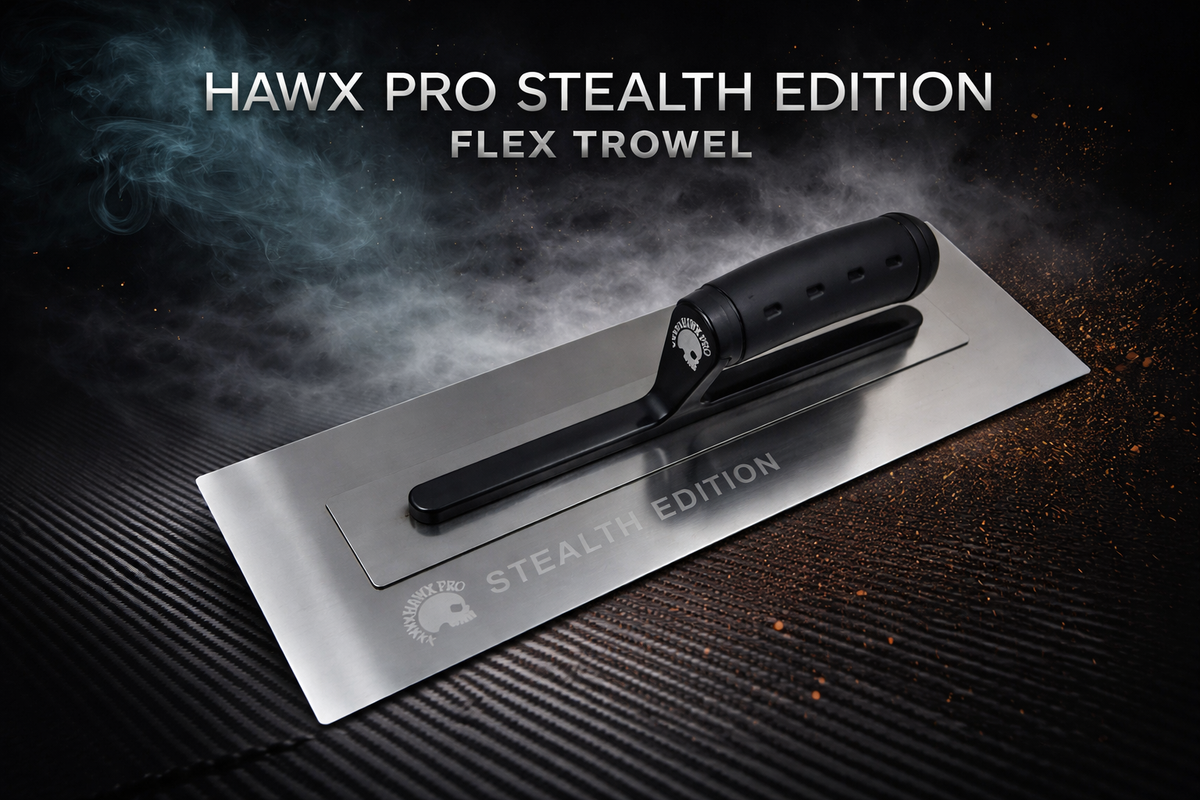 Hawx Pro Stealth Edition Flexible Trowel 14"