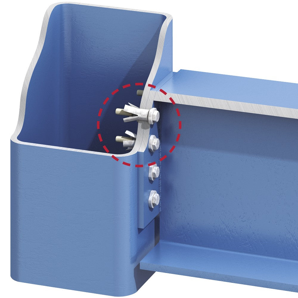 Lindapter Type HB Hollo-Bolt Hexagonal Head M20 x 80mm