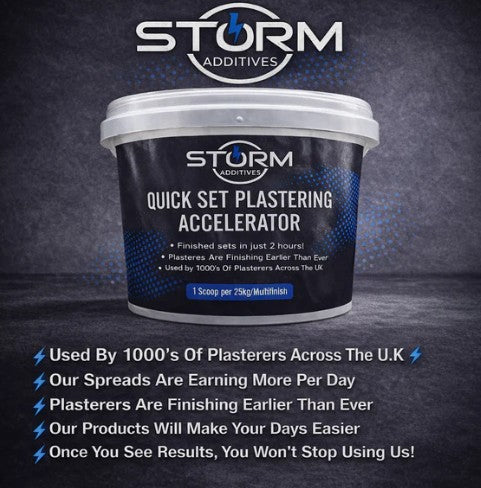 Storm Additives Quick Set Plaster Accelerator 5kg